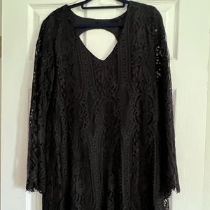 004 Black Lace Special Occasion Dress